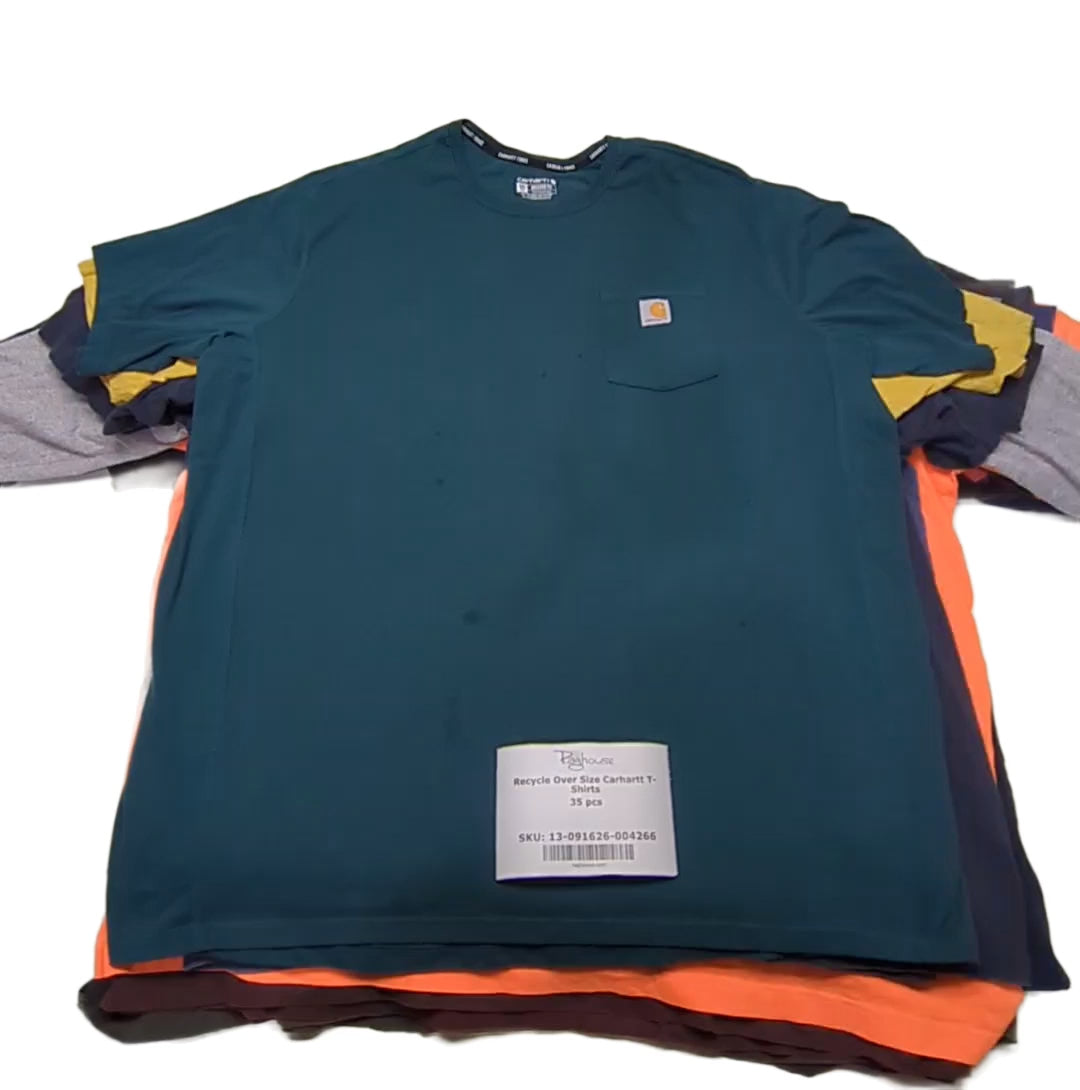 Recycle Over Size Carhartt T-Shirts 35 pcs