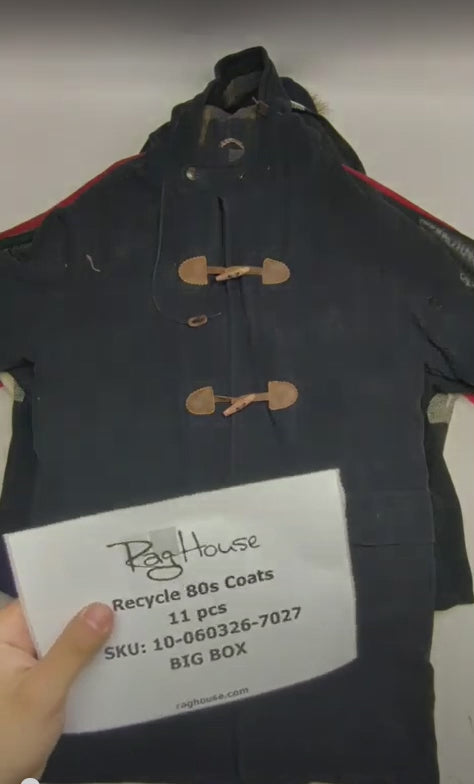 Recycle 80s Coats 11 pcs