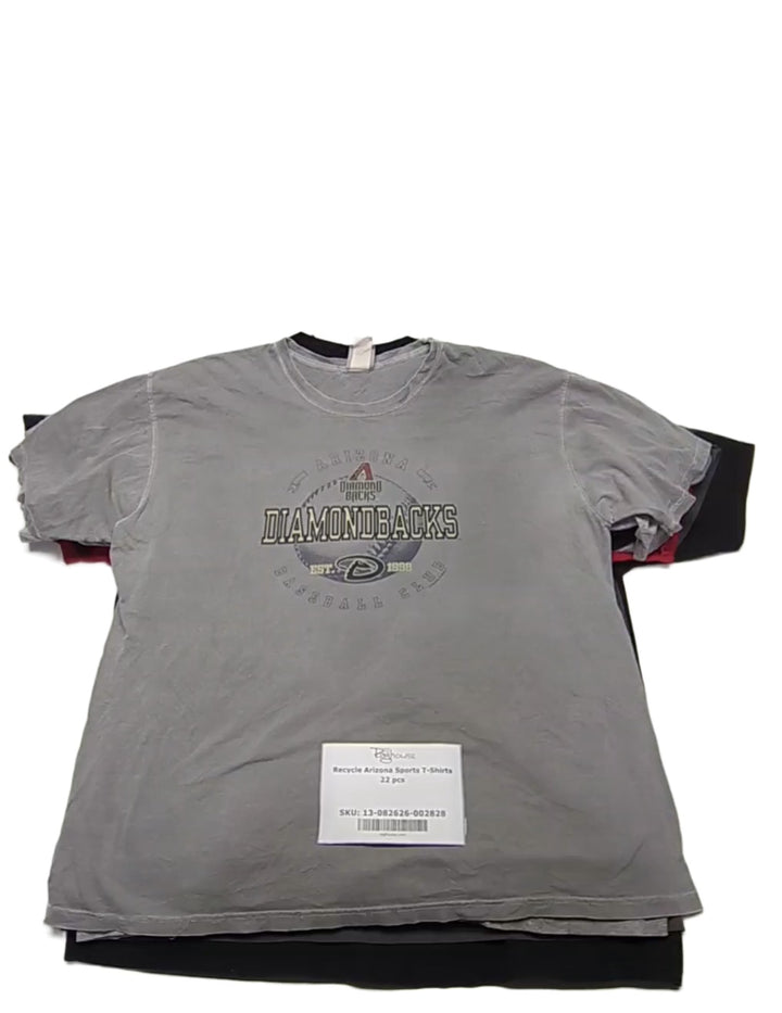 Recycle Arizona Sports T-Shirts 22 pcs