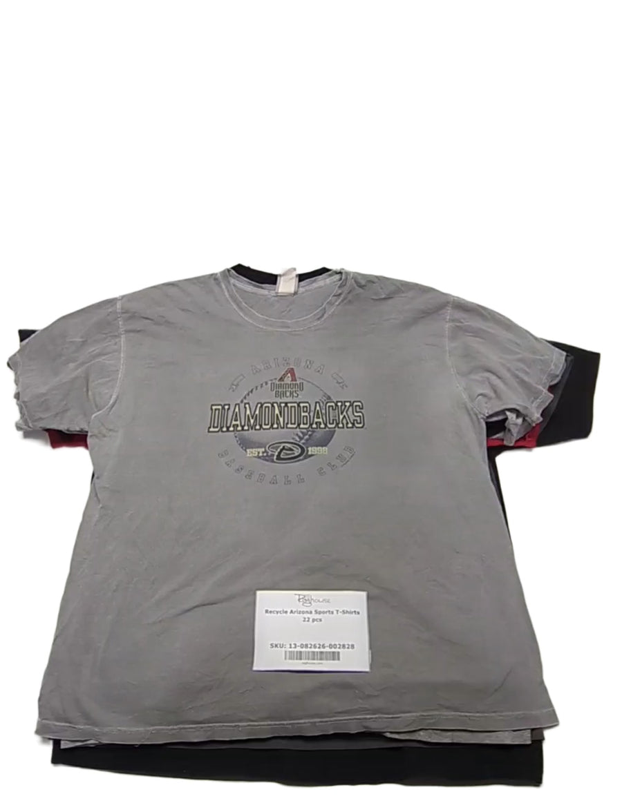 Recycle Arizona Sports T-Shirts 22 pcs
