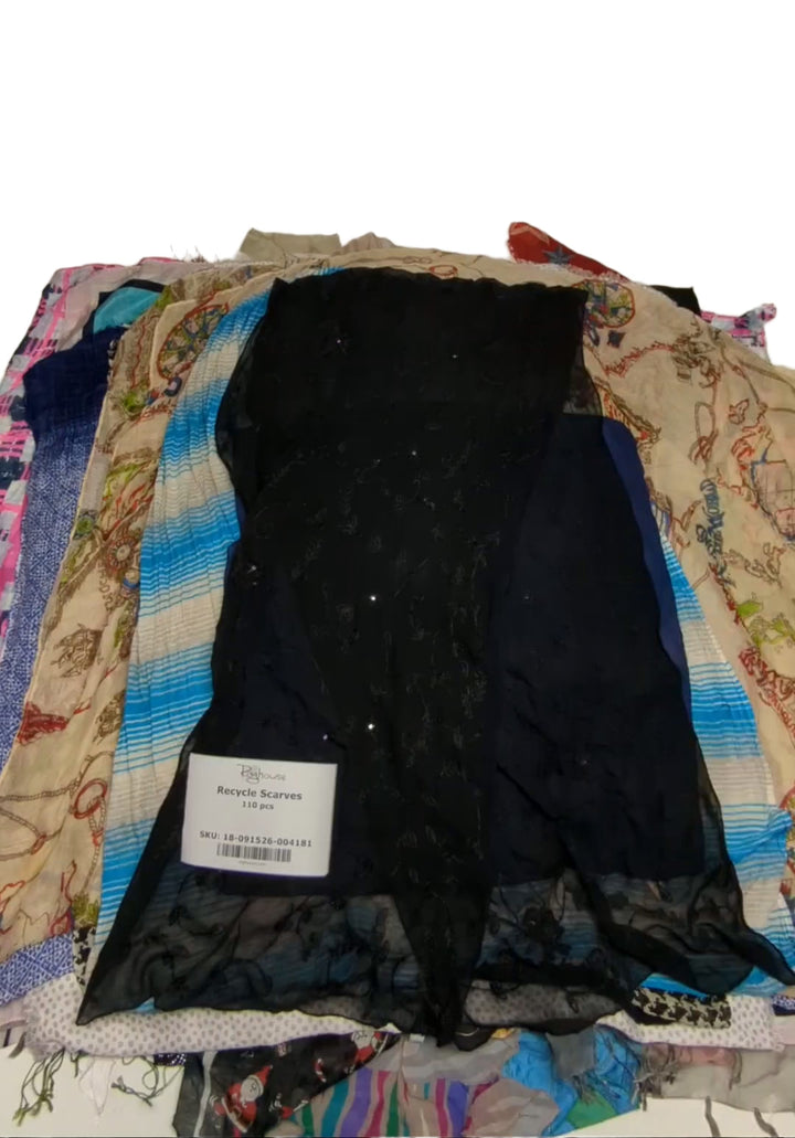 Recycle Scarves 110 pcs