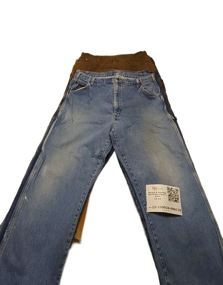 Recycle & Good Big Size Dickies Pants + Jeans 13 pcs