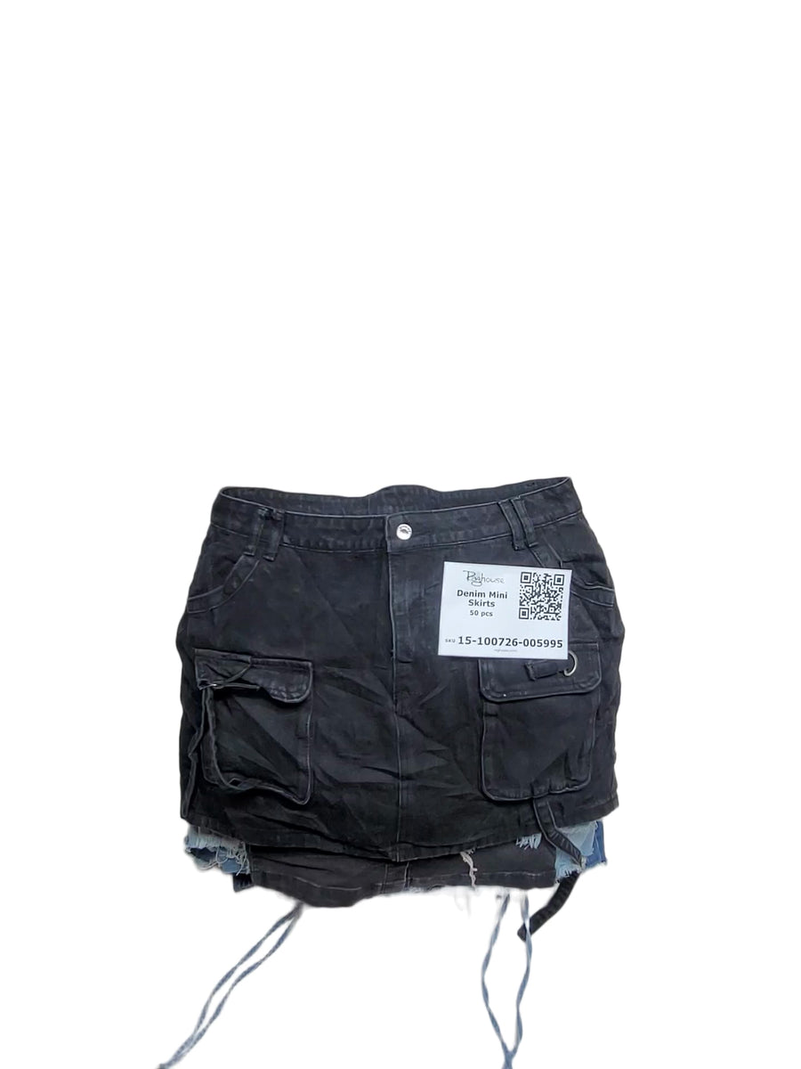 Denim Mini Skirts 50 pcs