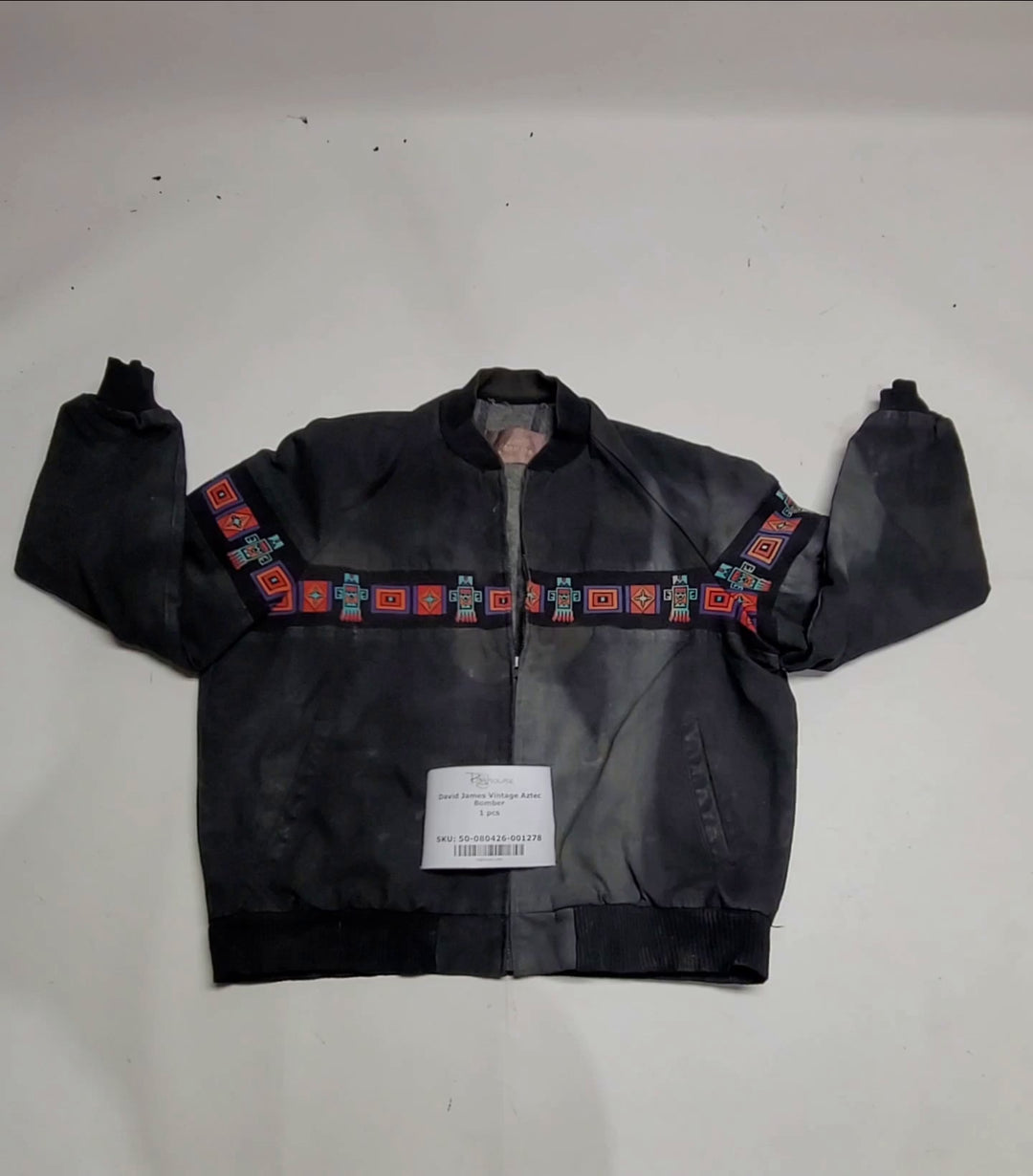David James Vintage Aztec Bomber 1 pc