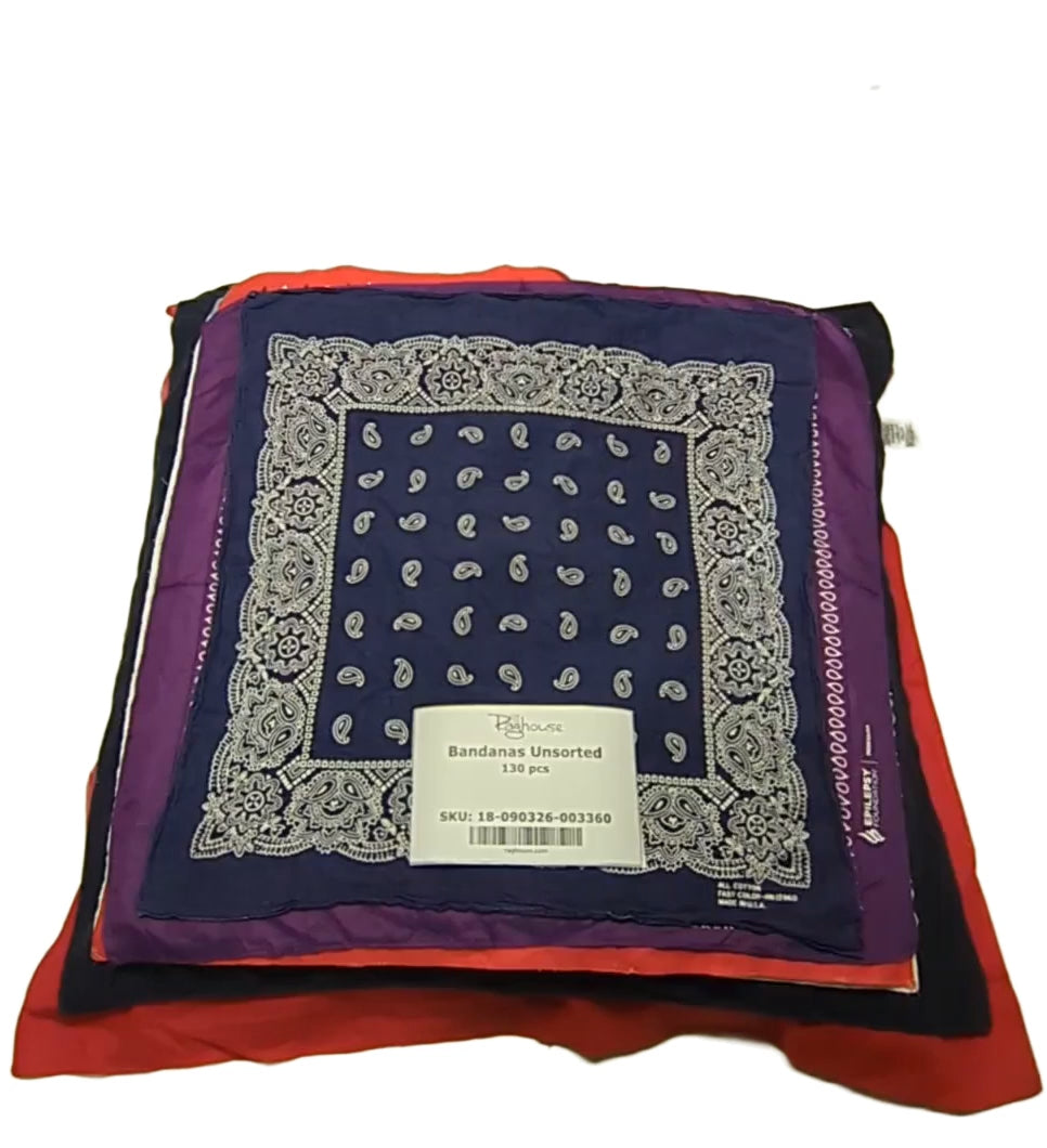 Bandanas Unsorted 130 pcs