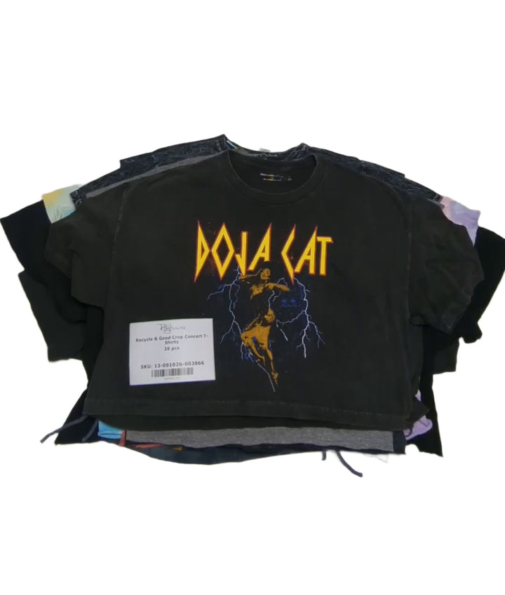 Recycle & Good Crop Concert T-Shirts 26 pcs