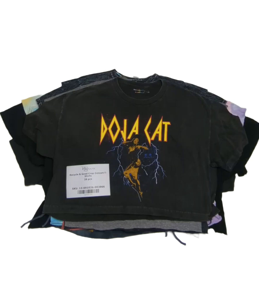 Recycle & Good Crop Concert T-Shirts 26 pcs