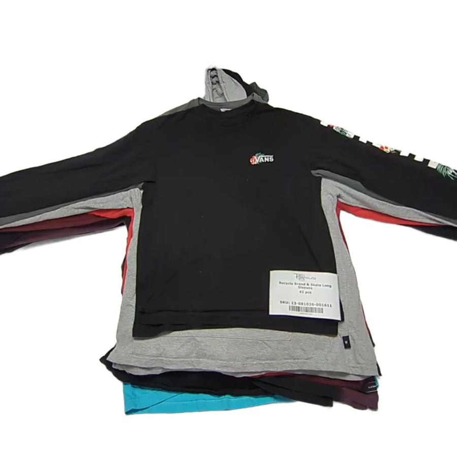 Recycle Brand & Skate Long Sleeves 41 pcs