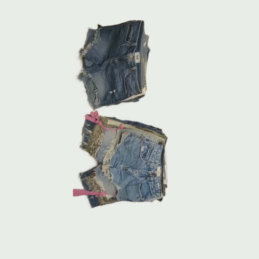 Recycle Denim Cut Offs 36 pcs