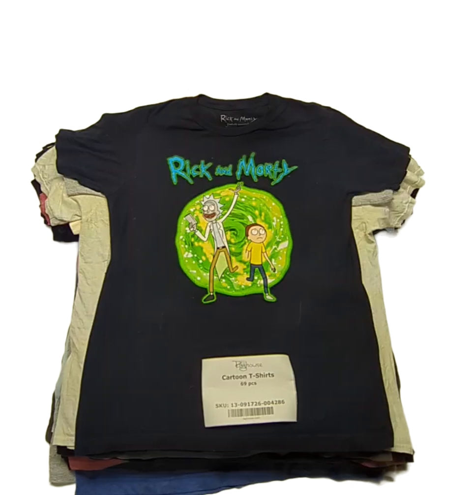 Cartoon T-Shirts 69 pcs