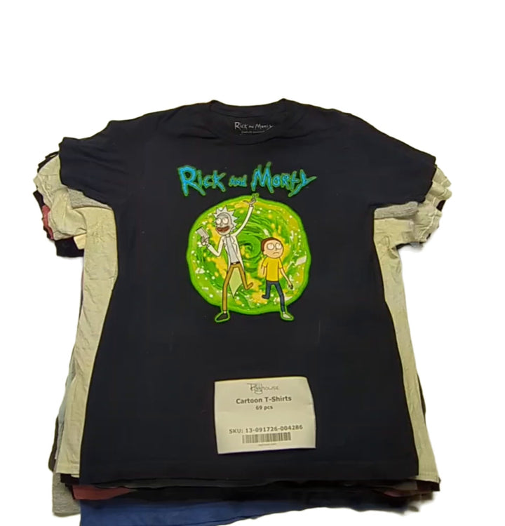 Cartoon T-Shirts 69 pcs