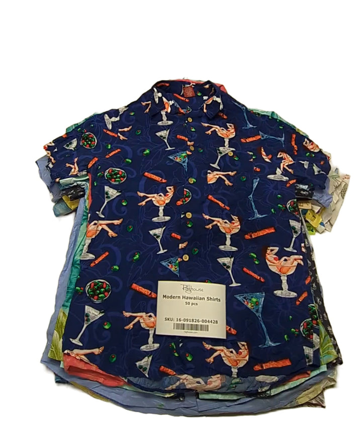 Modern Hawaiian Shirts 50 pcs