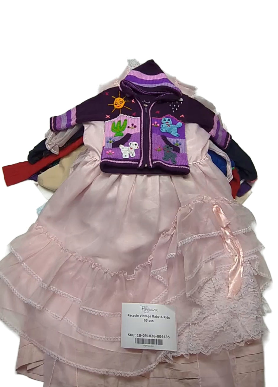 Recycle Vintage Baby & Kids 65 pcs