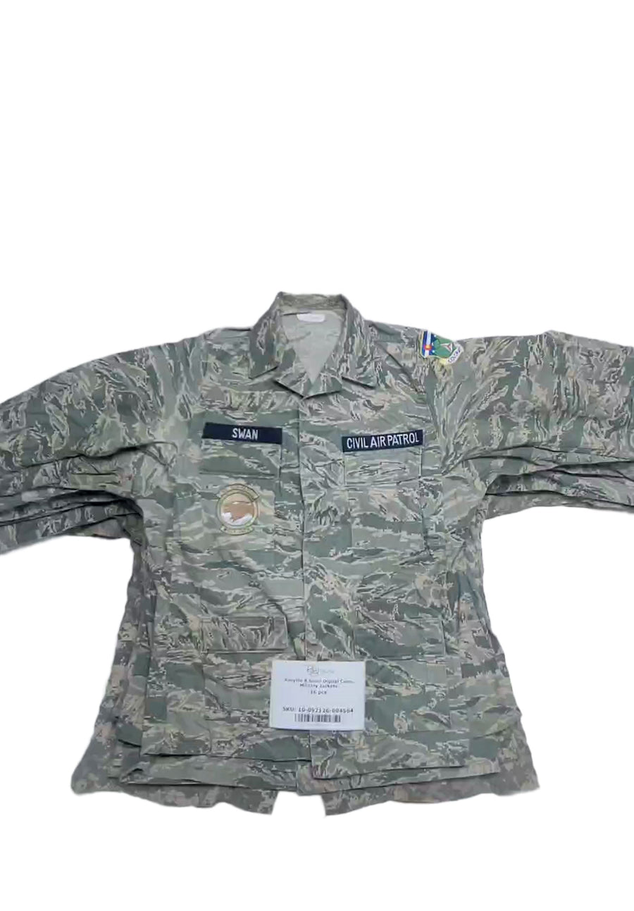 Recycle & Good Digital Camo Military Jackets 16 pcs