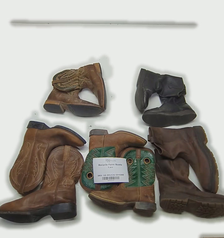 Recycle Farm Boots 5 pcs