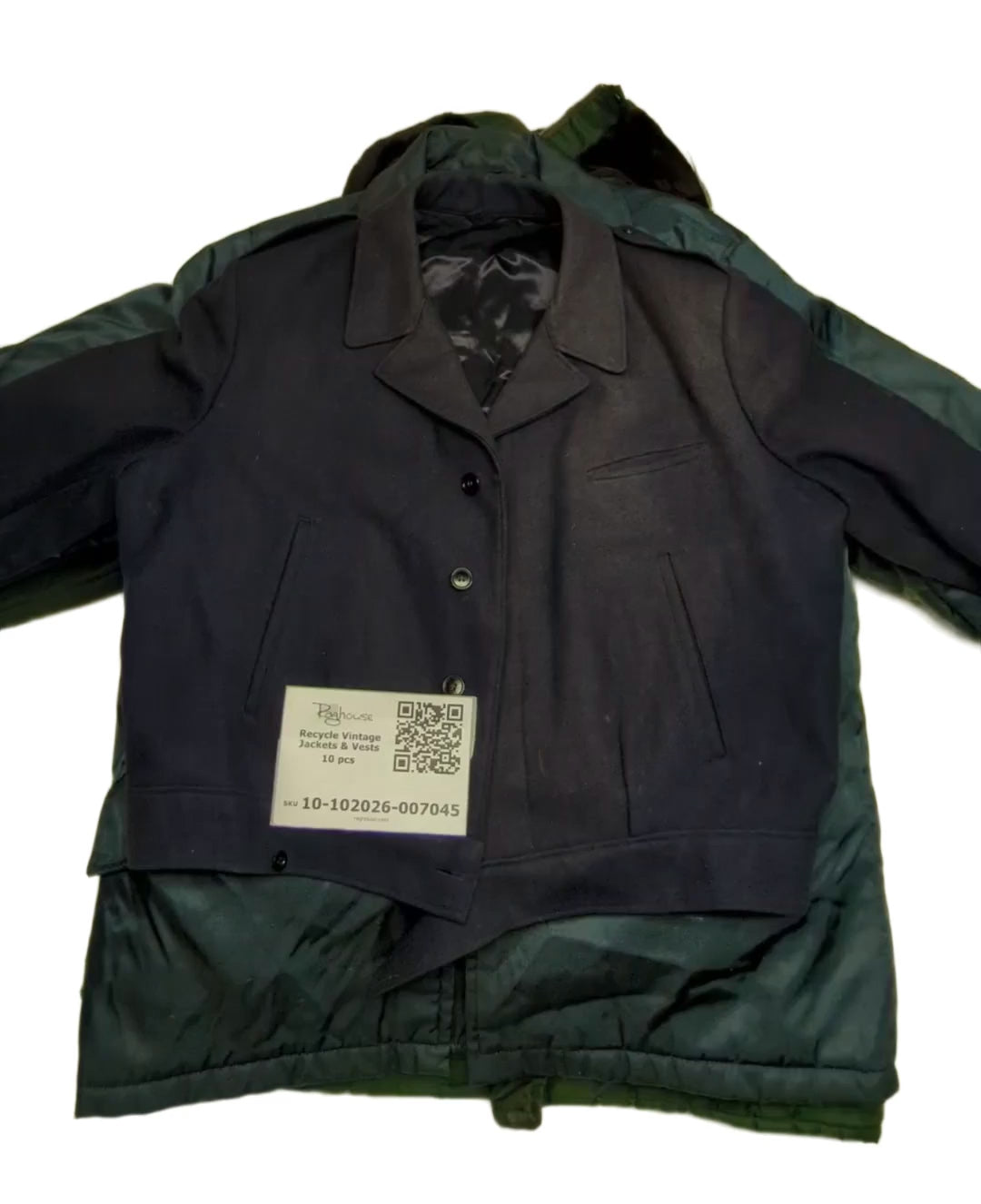 Recycle Vintage Jackets & Vests 10 pcs