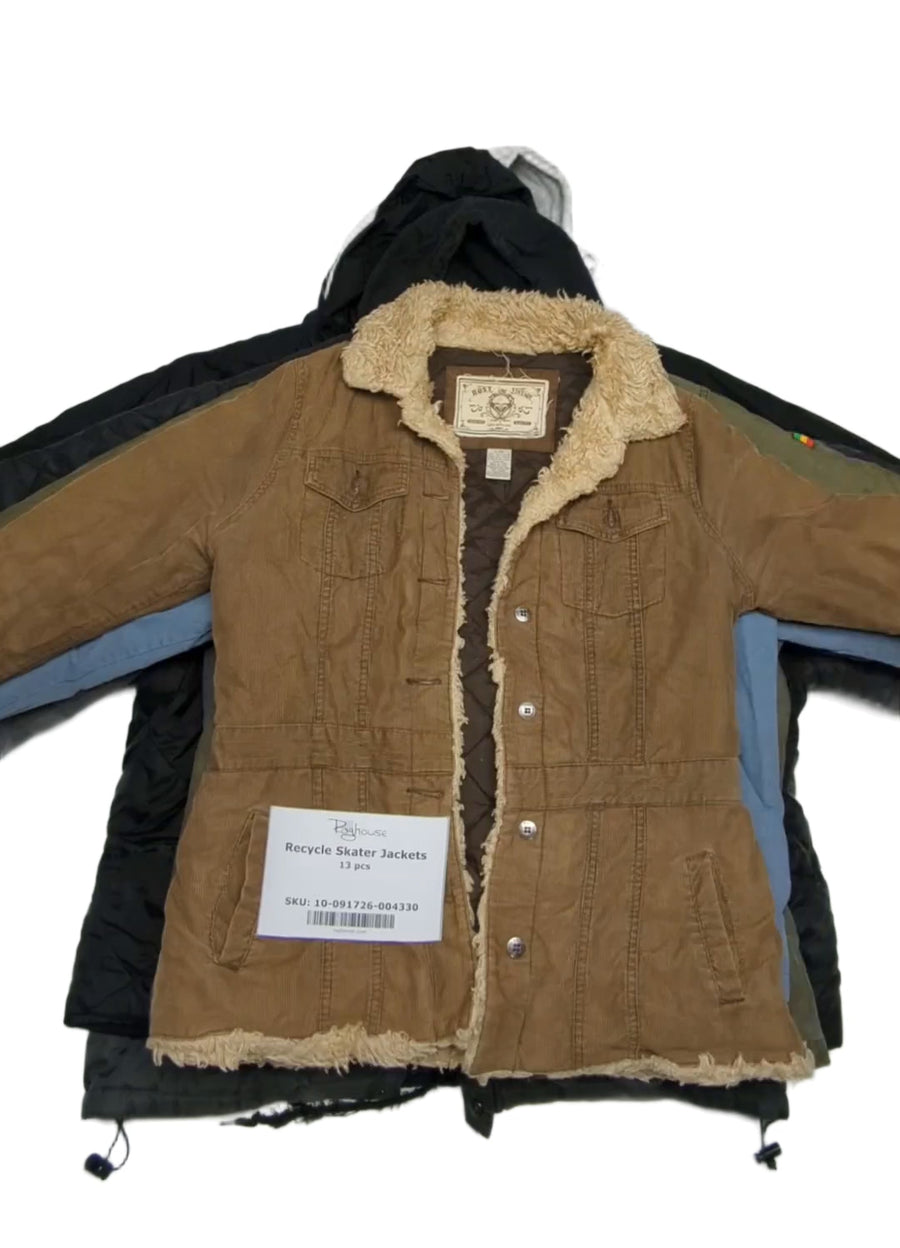 Recycle Skater Jackets 13 pcs