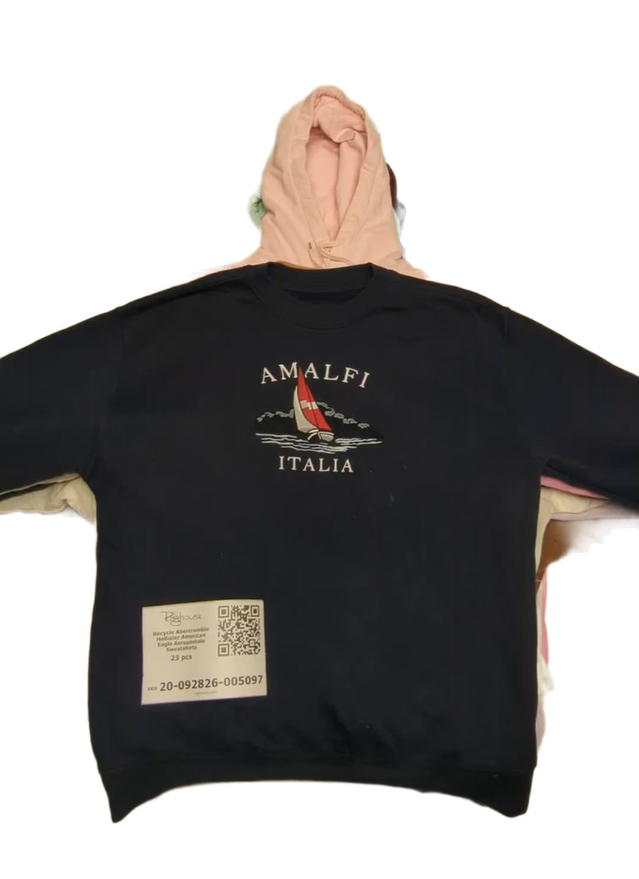 Recycle Abercrombie Hollister American Eagle Aeropostale Sweatshirts 23 pcs