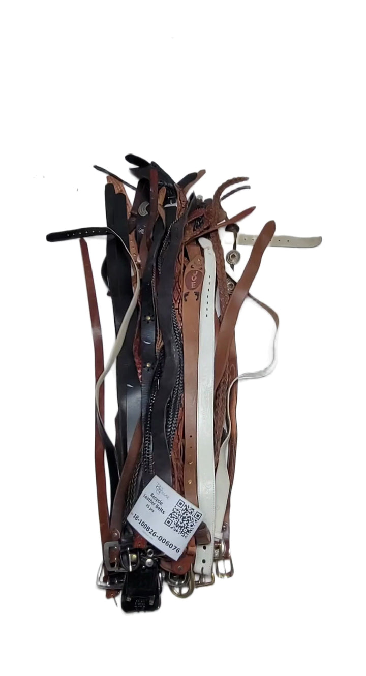 Recycle Leather Belts 45 pcs