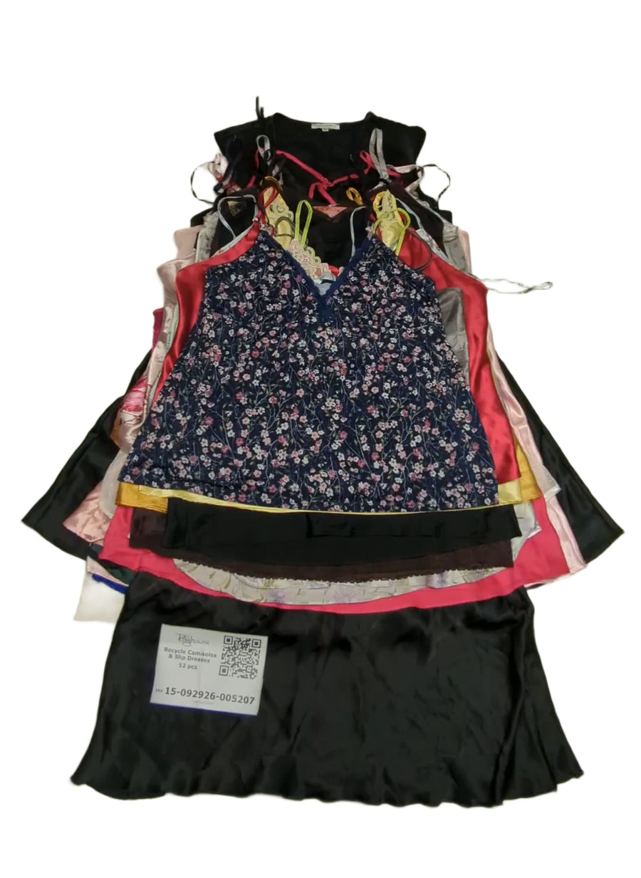 Recycle Camisoles & Slip Dresses 52 pcs