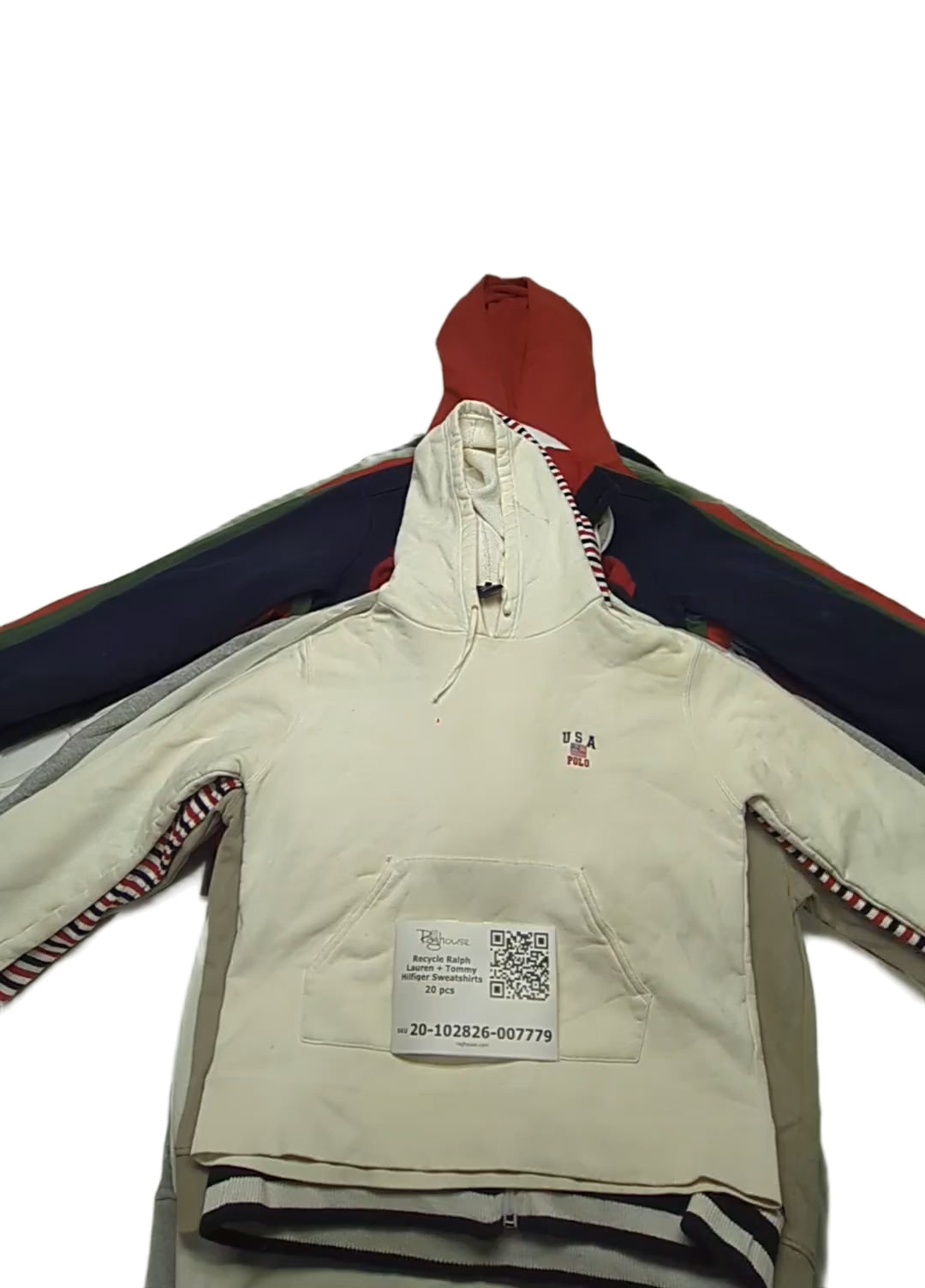 Recycle Ralph Lauren + Tommy Hilfiger Sweatshirts 20 pcs