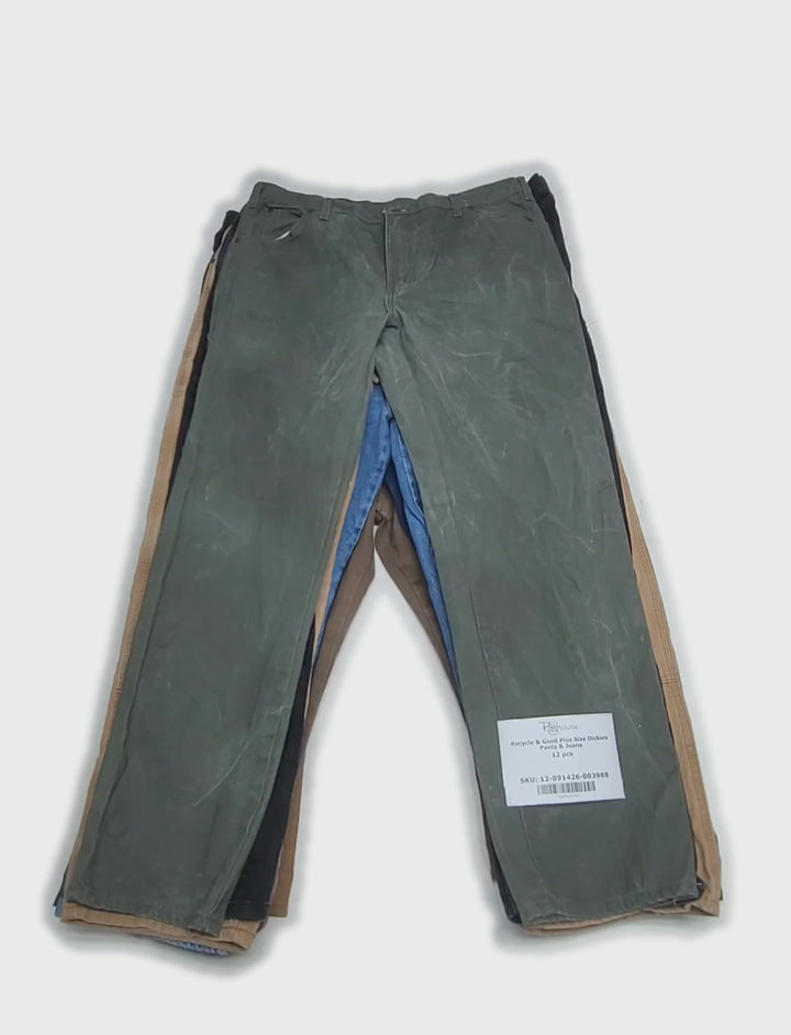 Recycle & Good Plus Size Dickies Pants & Jeans 12 pcs