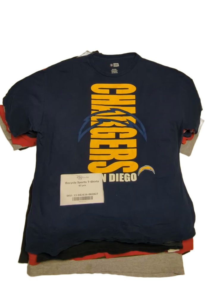 Recycle Sports T-Shirts 63 pcs