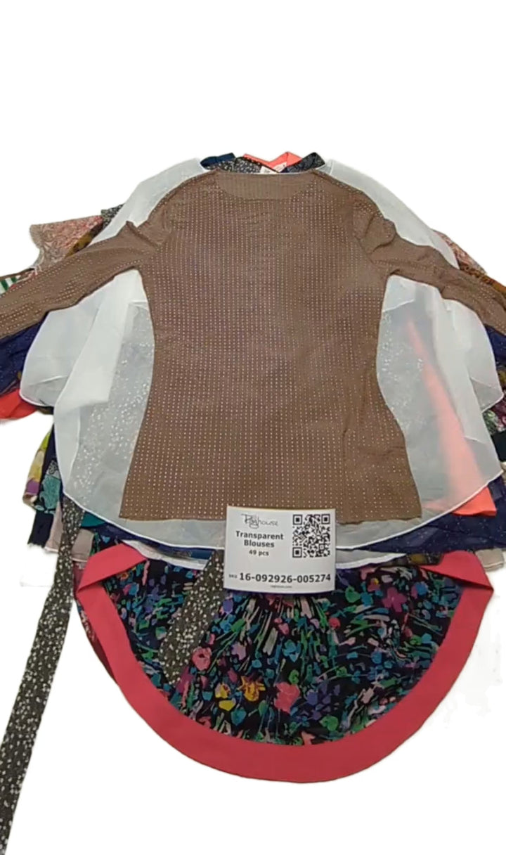 Transparent Blouses 49 pcs