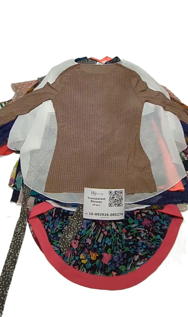 Transparent Blouses 49 pcs