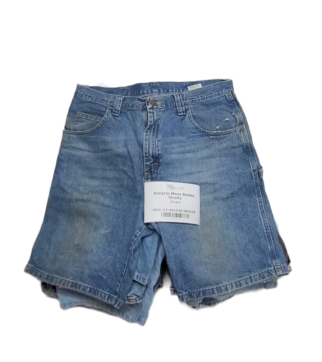 Recycle Mens Denim Shorts 22 pcs
