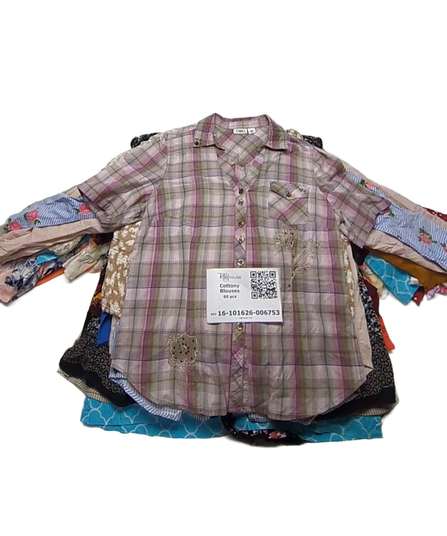 Cottony Blouses 60 pcs