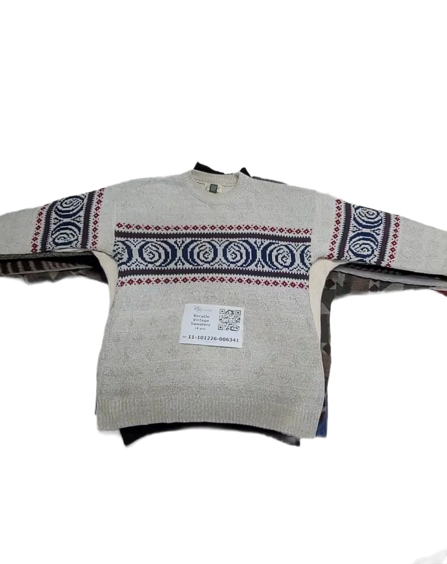 Recycle Vintage Sweaters 18 pcs
