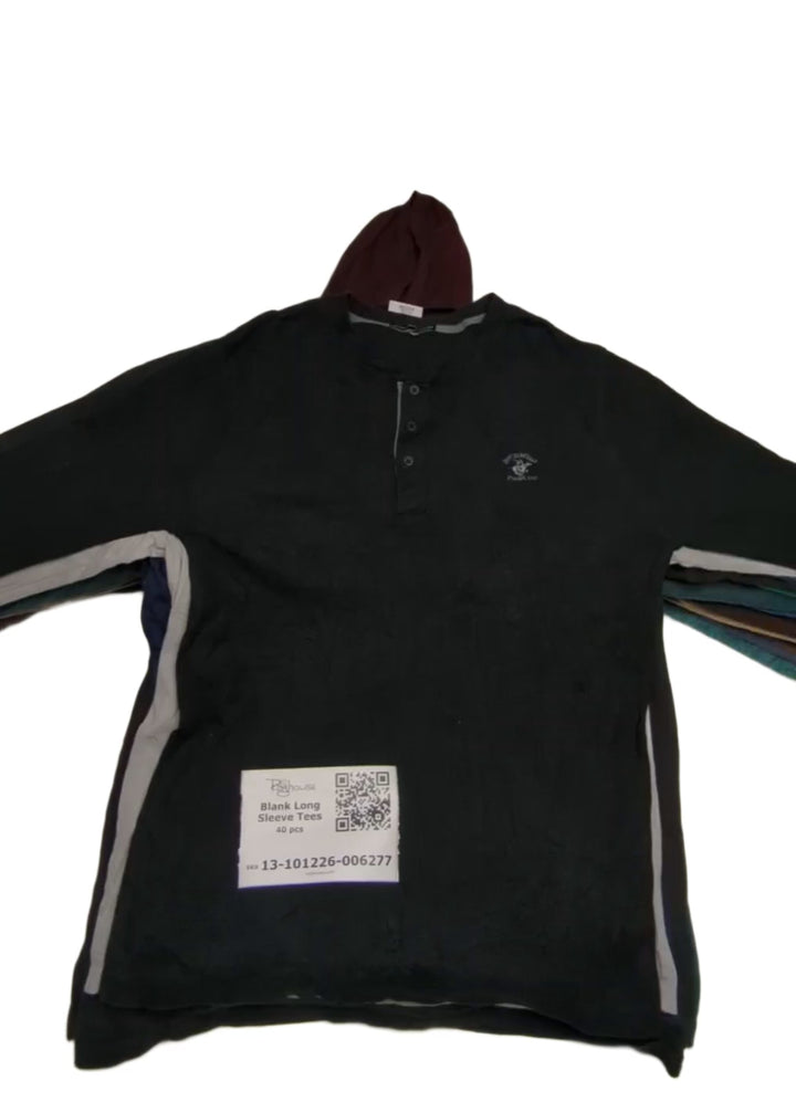 Blank Long Sleeve Tees 40 pcs