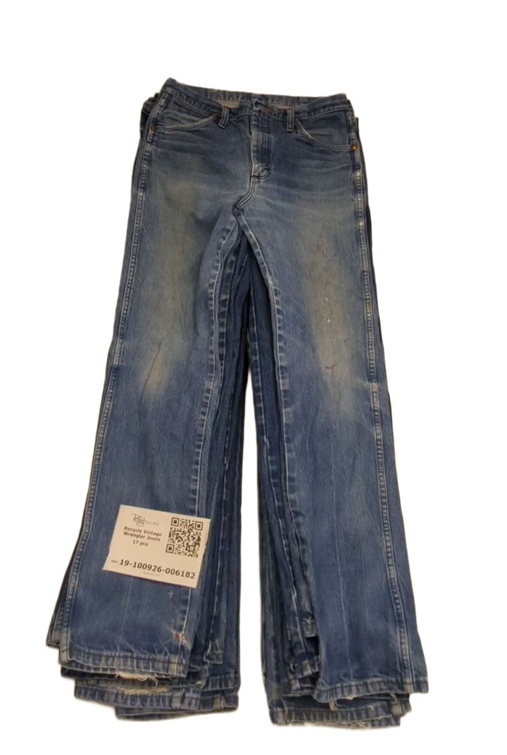 Recycle Vintage Wrangler Jeans 17 pcs