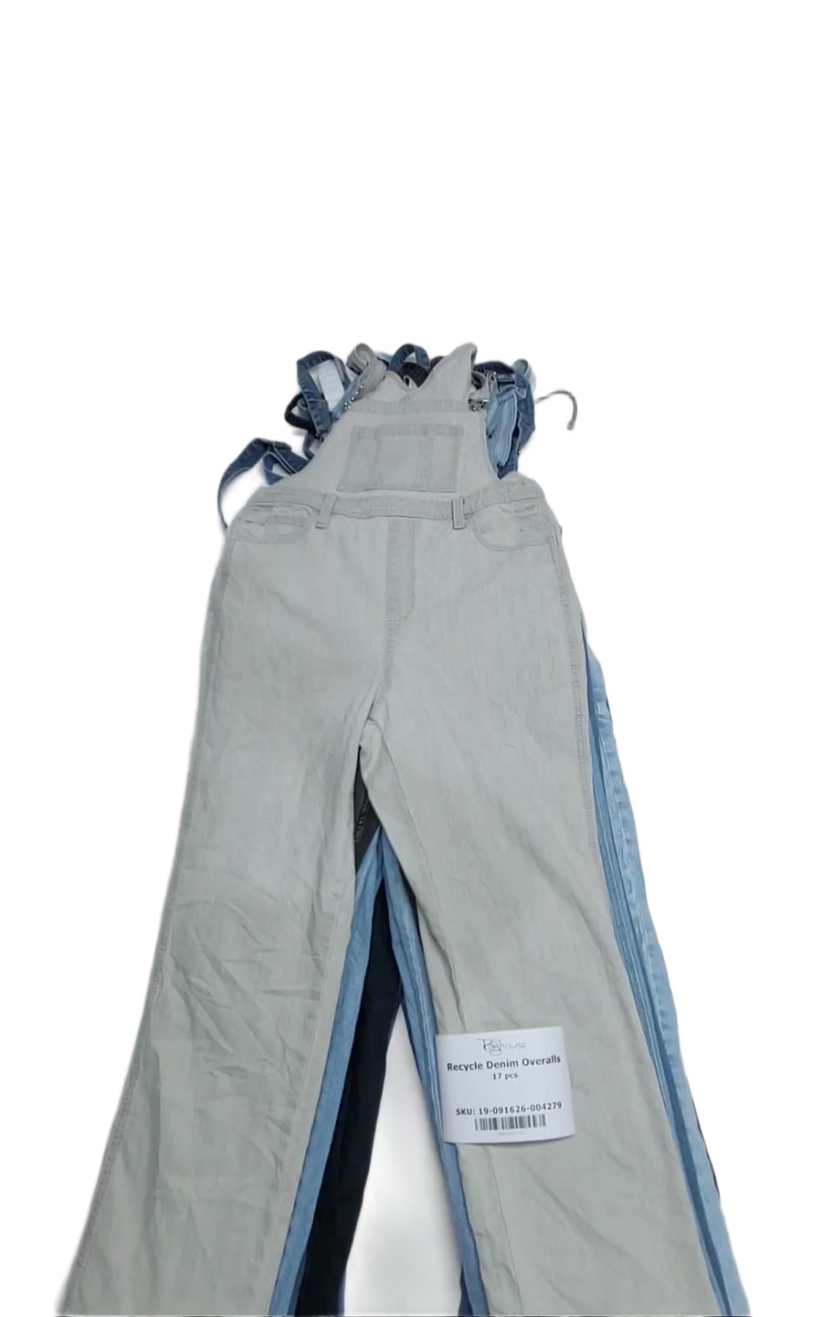 Recycle Denim Overalls 17 pcs