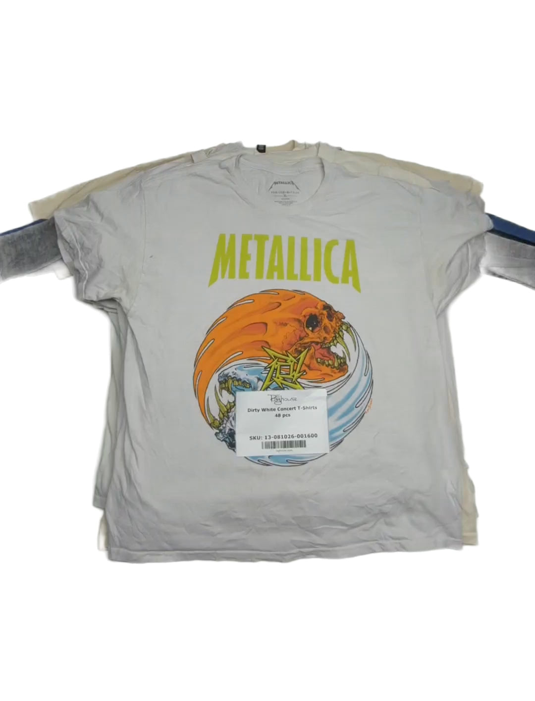 Dirty White Concert T-Shirts 48 pcs