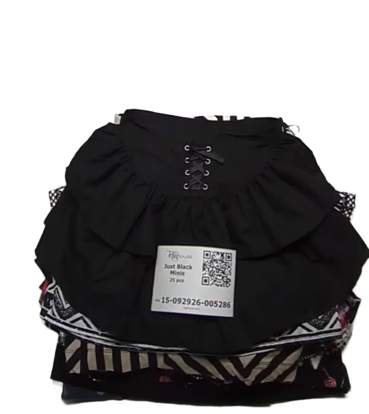 Just Black Minis 25 pcs