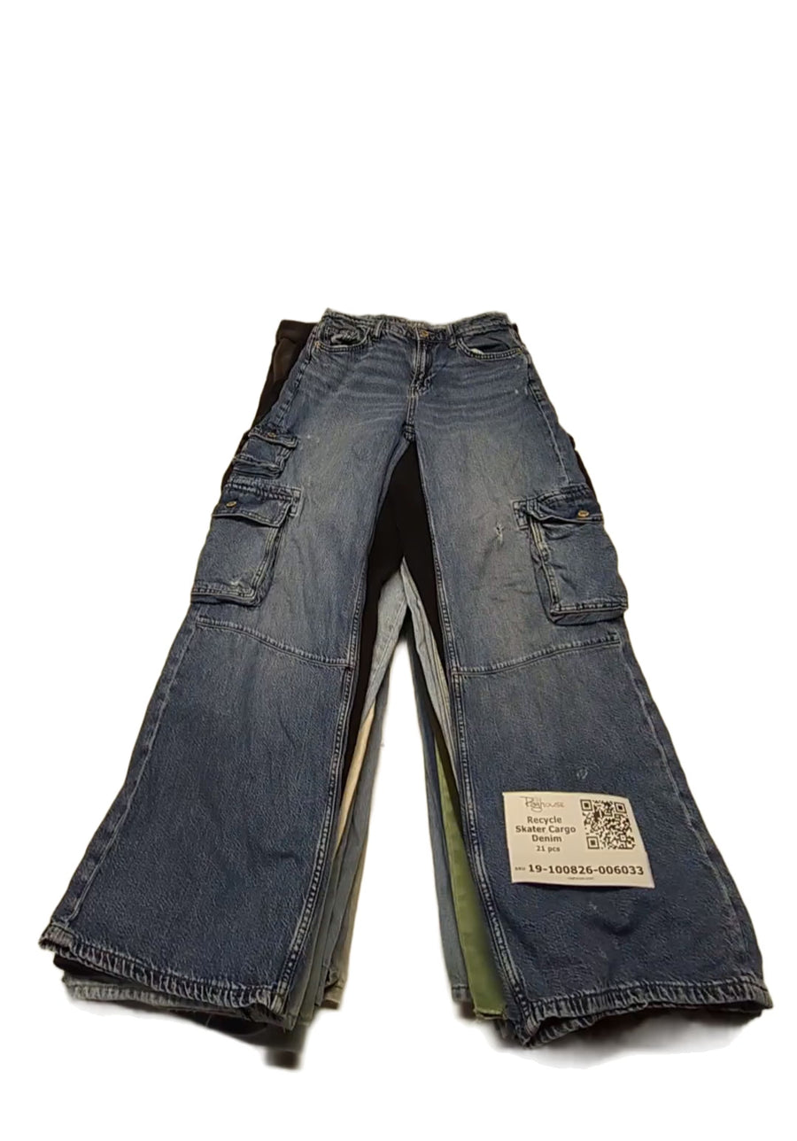 Recycle Skater Cargo Denim 21 pcs