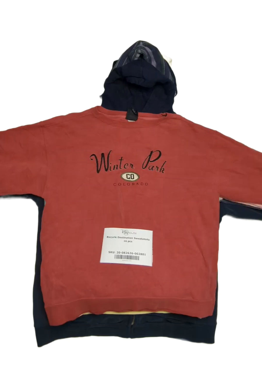 Recycle Destination Sweatshirts 16 pcs