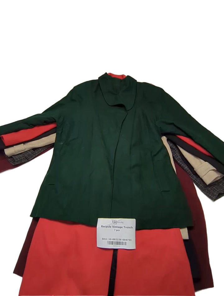 Recycle Vintage Trench 7 pcs