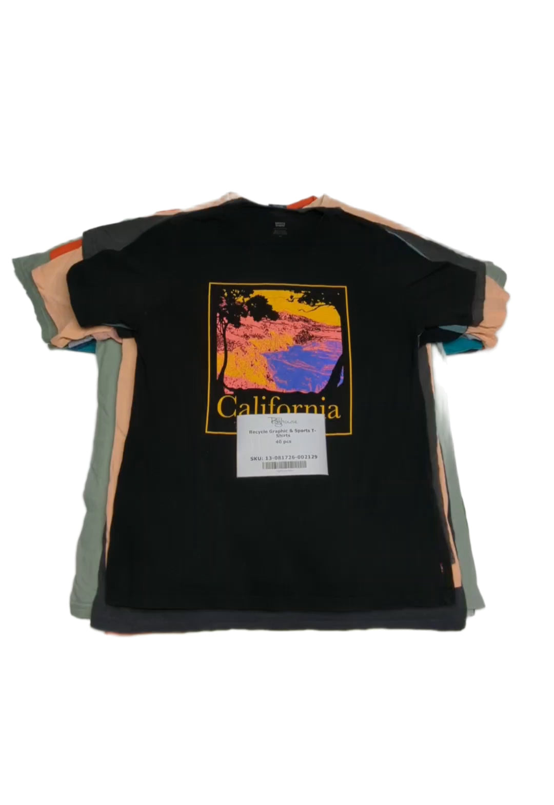 Recycle Graphic & Sports T-Shirts 40 pcs