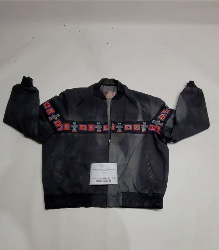 David James Vintage Aztec Bomber 1 pc