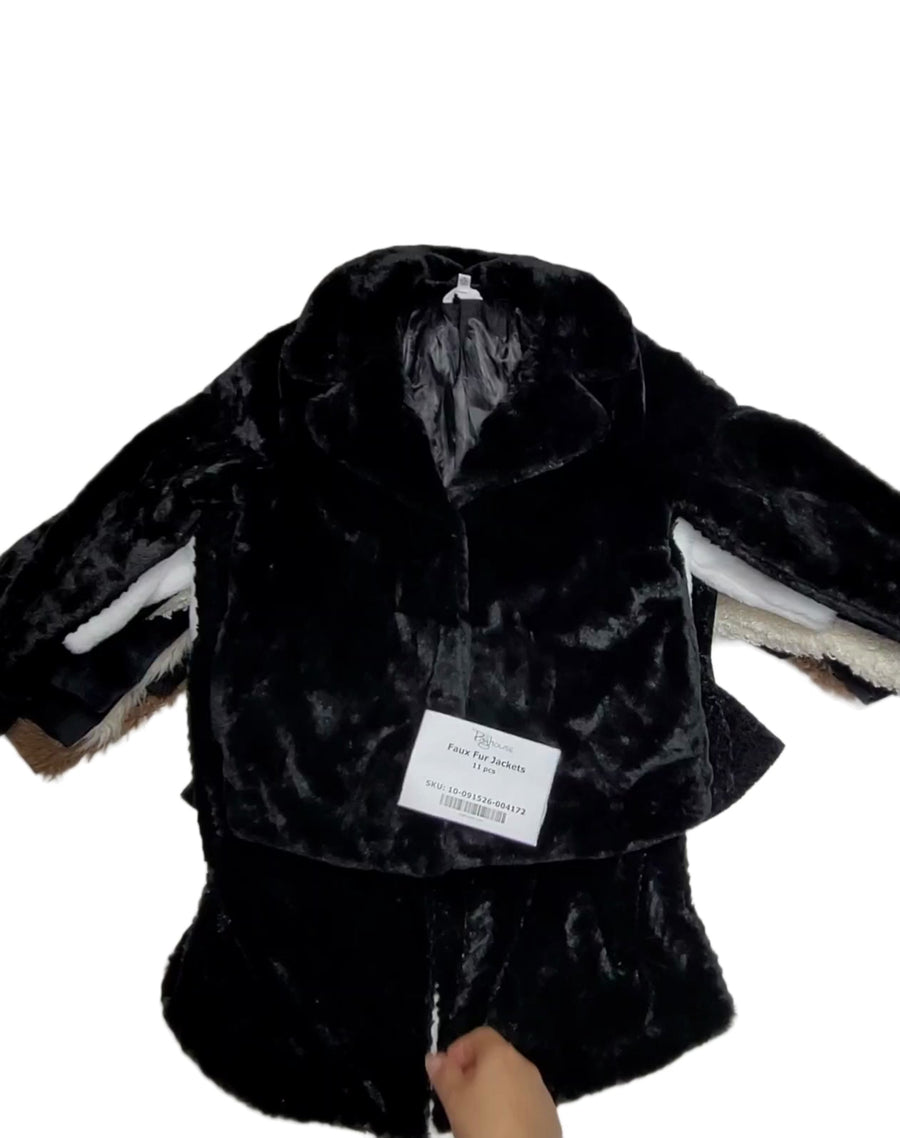 Faux Fur Jackets 11 pcs