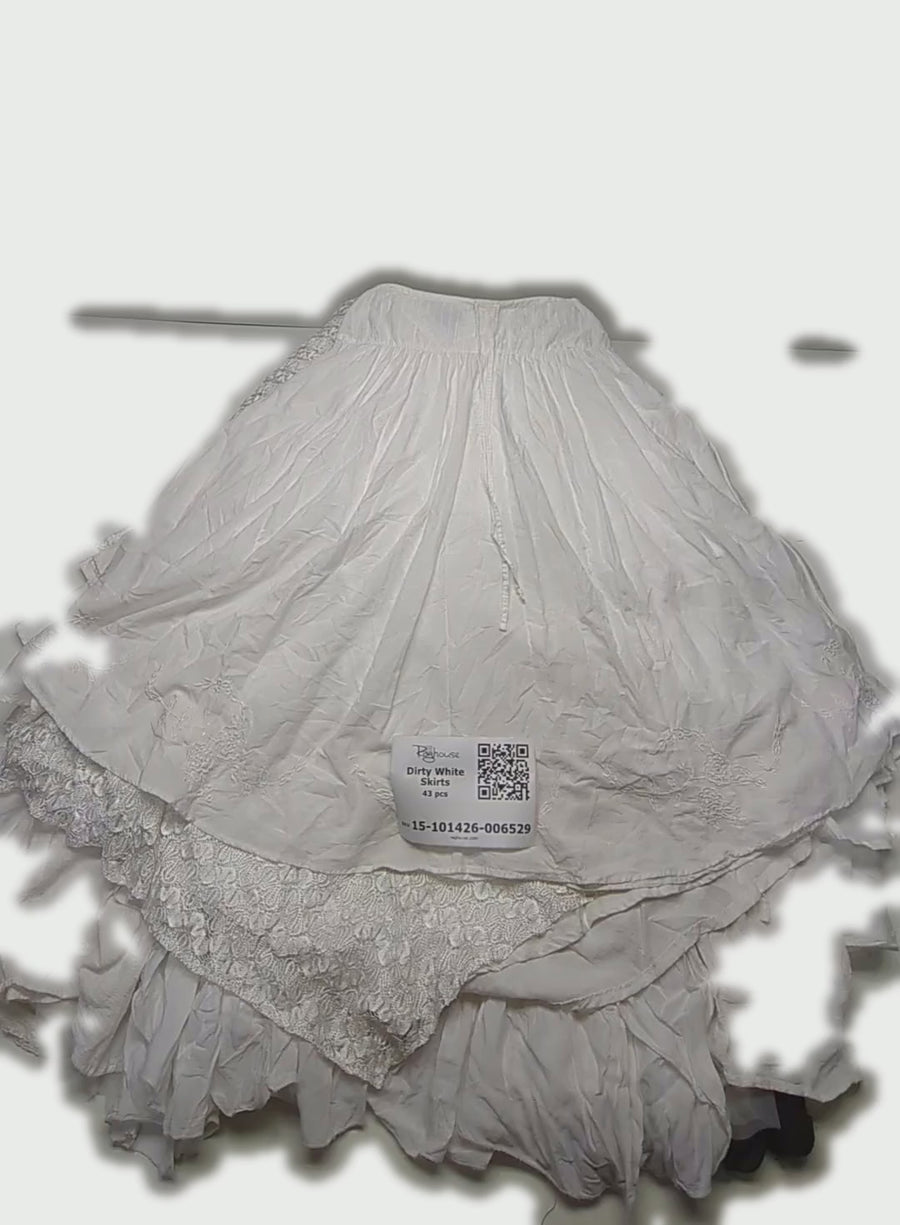 Dirty White Skirts 43 pcs