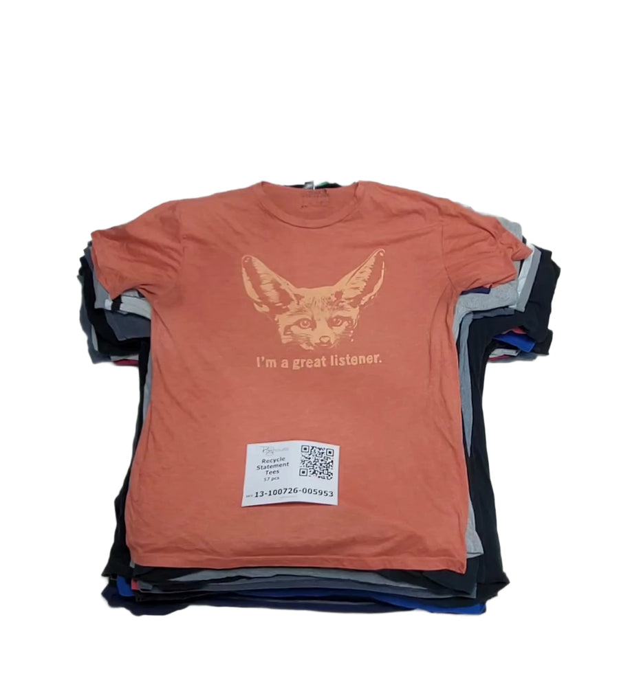 Recycle Statement Tees 57 pcs