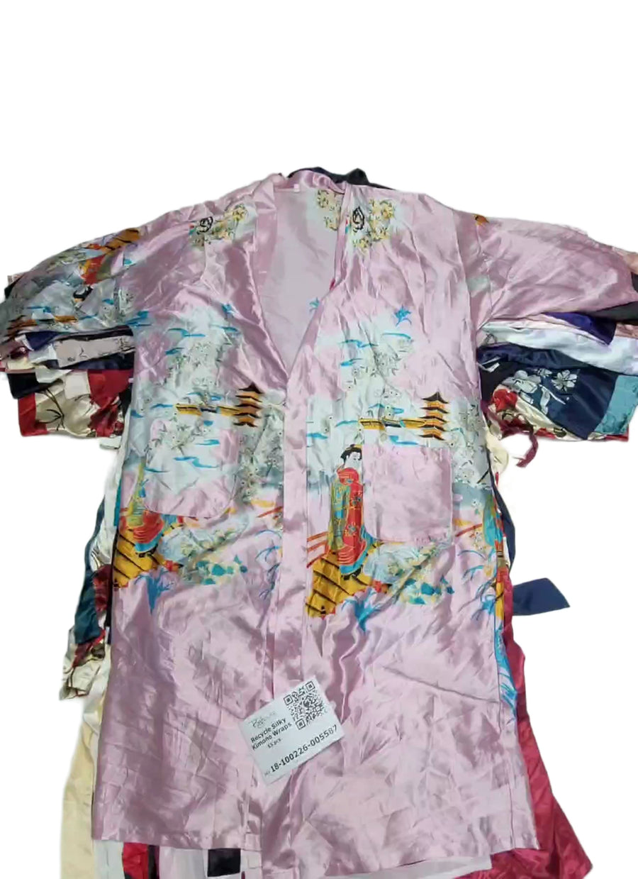 Recycle Silky Kimono Wraps 55 pcs