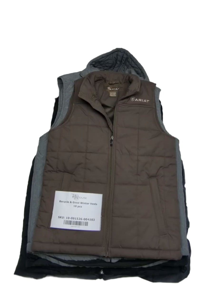 Recycle & Good Winter Vests 18 pcs