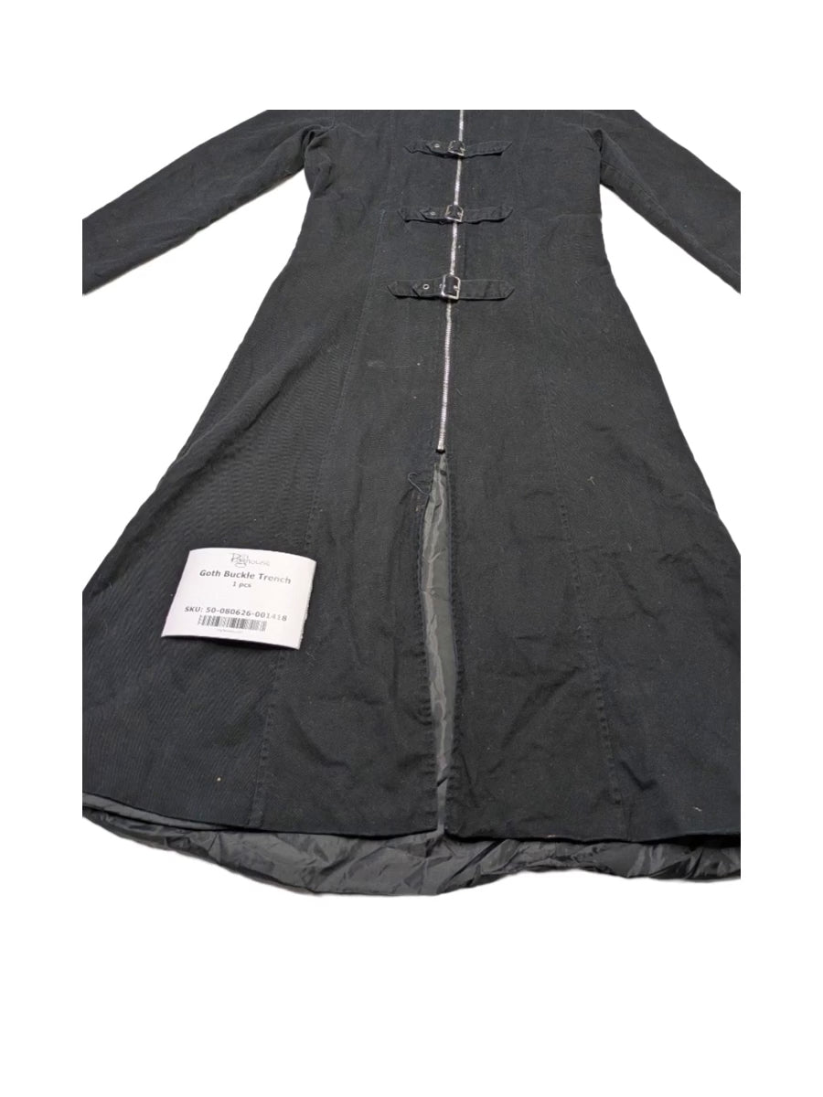 Goth Buckle Trench 1 pc