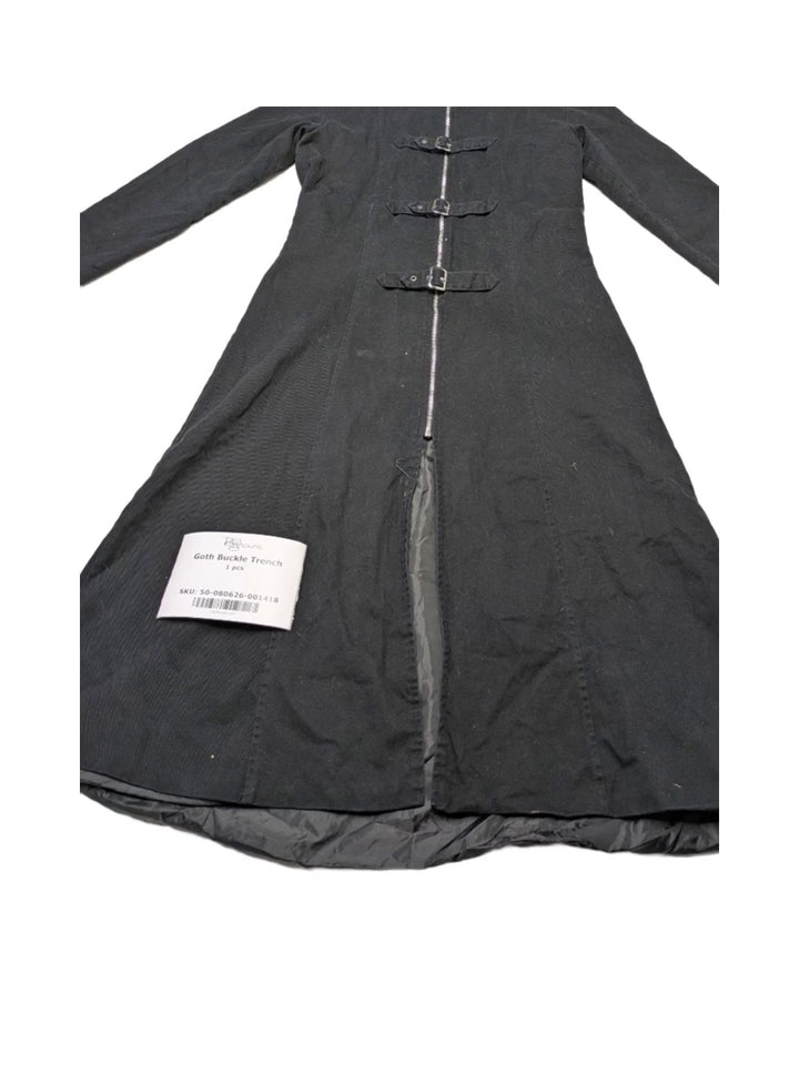 Goth Buckle Trench 1 pc