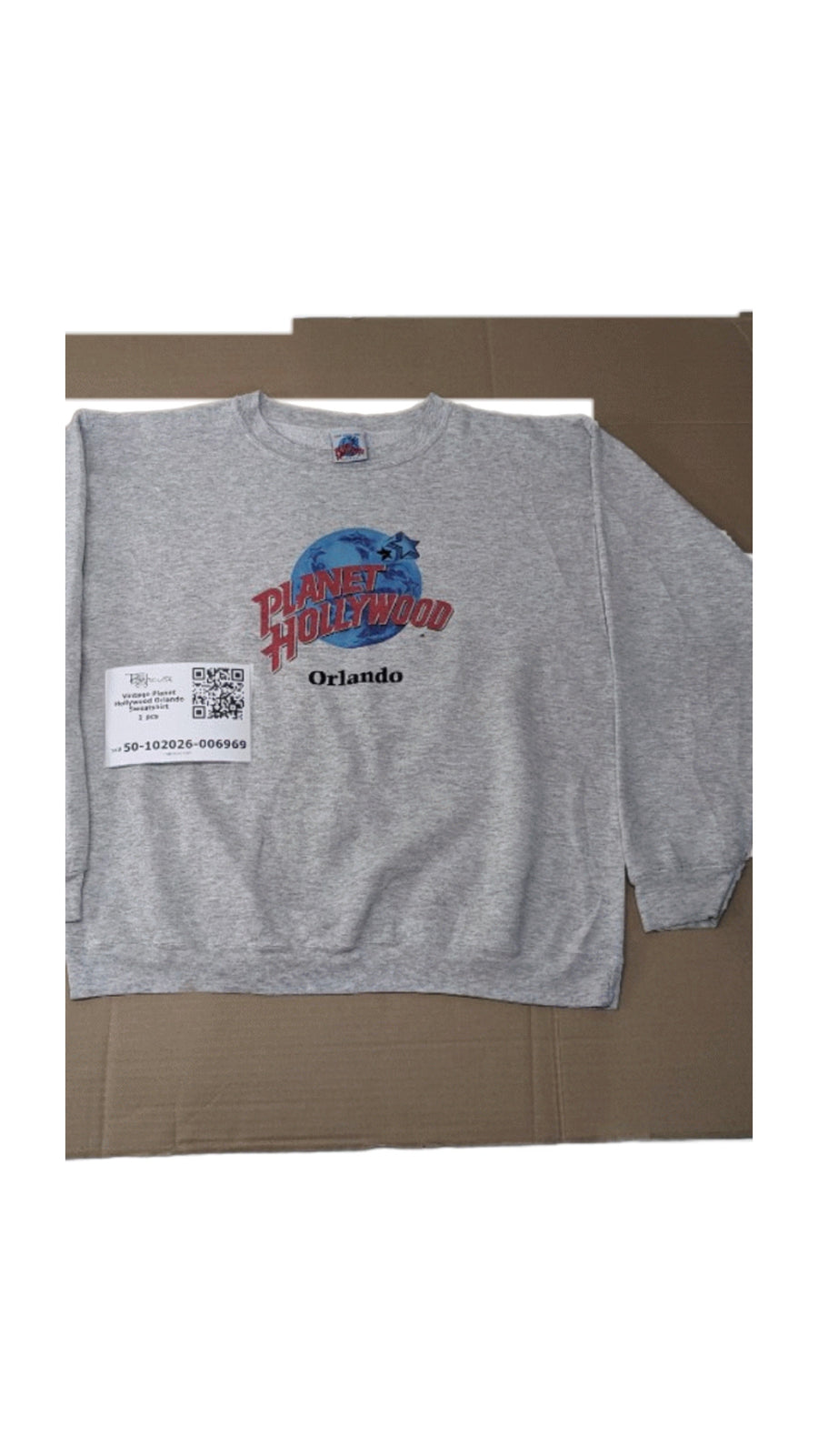 Vintage Planet Hollywood Orlando Sweatshirt 1 pc